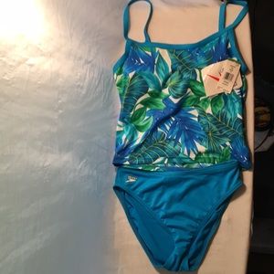 Speedo 2-pc tankini bathing suit sz 12